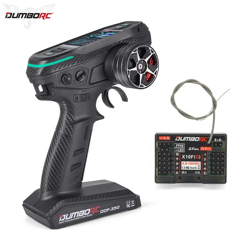 DUMBORC DDF-350 送信機 X10FG X10F 受信機セット 10CH RCカー/ボート