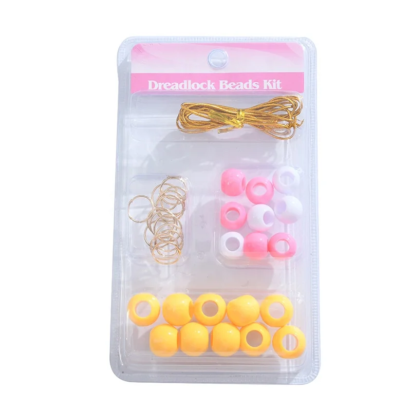 Оптовая продажа DIY аксессуары для волос с большими отверстиями кулоны А-дреды пластиковый хвостик из