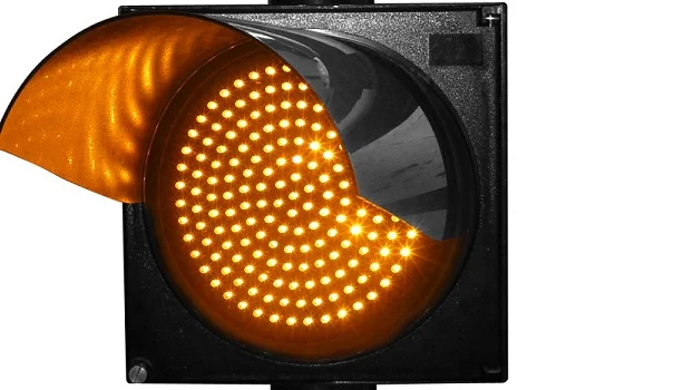 Светодиодный фонарь на солнечной батарее, желтый, янтарный, мигающий, СВЕТОДИОДНЫЙ дорожный предупредительный стробоскоп