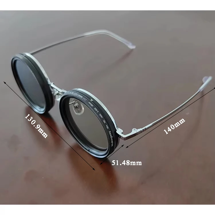 New Wholesale Sunglasses Handmade Creative Design ND Glasses Gears  Adjustable Stepless Adjustment Outdoor UV400 Fishing Shades