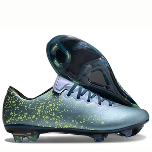 High Quality Professional Breathable Training Shoe Men's Outdoor Sports Slip-On Soccer Boots Spike Football Shoes