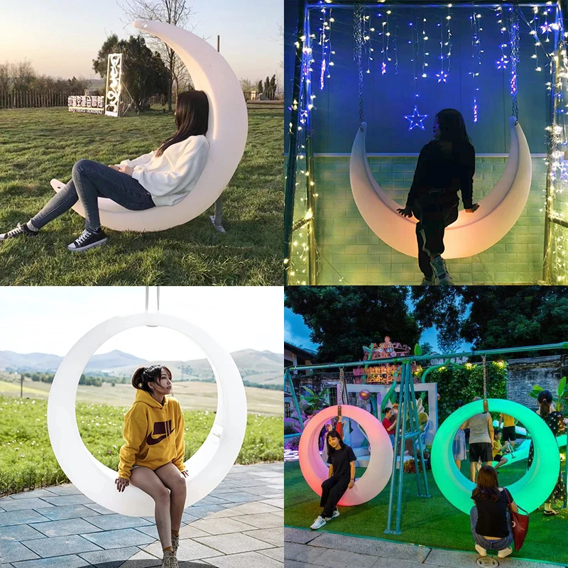 イベントパーティーLEDスイングシーソー光るLEDスイングチェア屋外