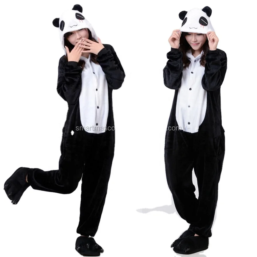 卸売女性男性ユニセックスパンダパジャマ大人のパンダワンピース Buy パンダロンパース 大人パンダロンパース パンダパジャマ Product On Alibaba Com