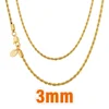 Gold 3mm