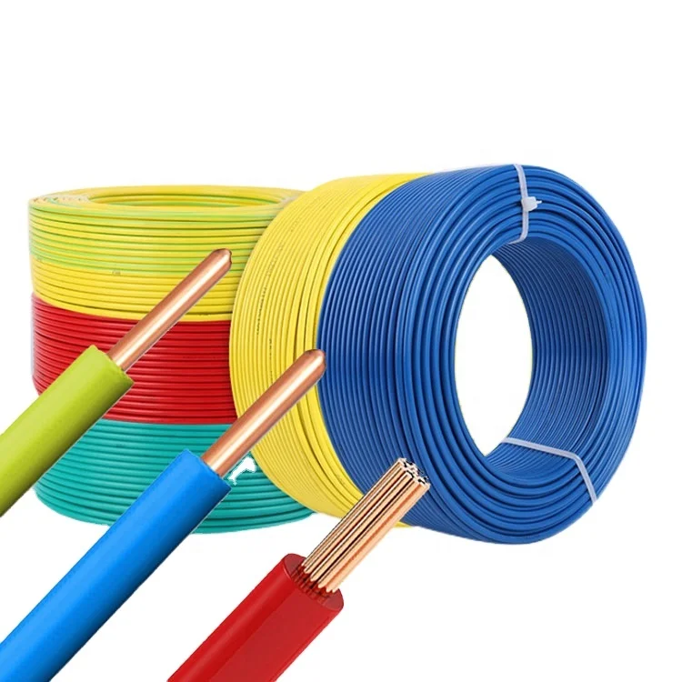 Single core pvc insulated household wire H05V-U/H07V-R copper wire Single core copper wire BV cable manufacturing