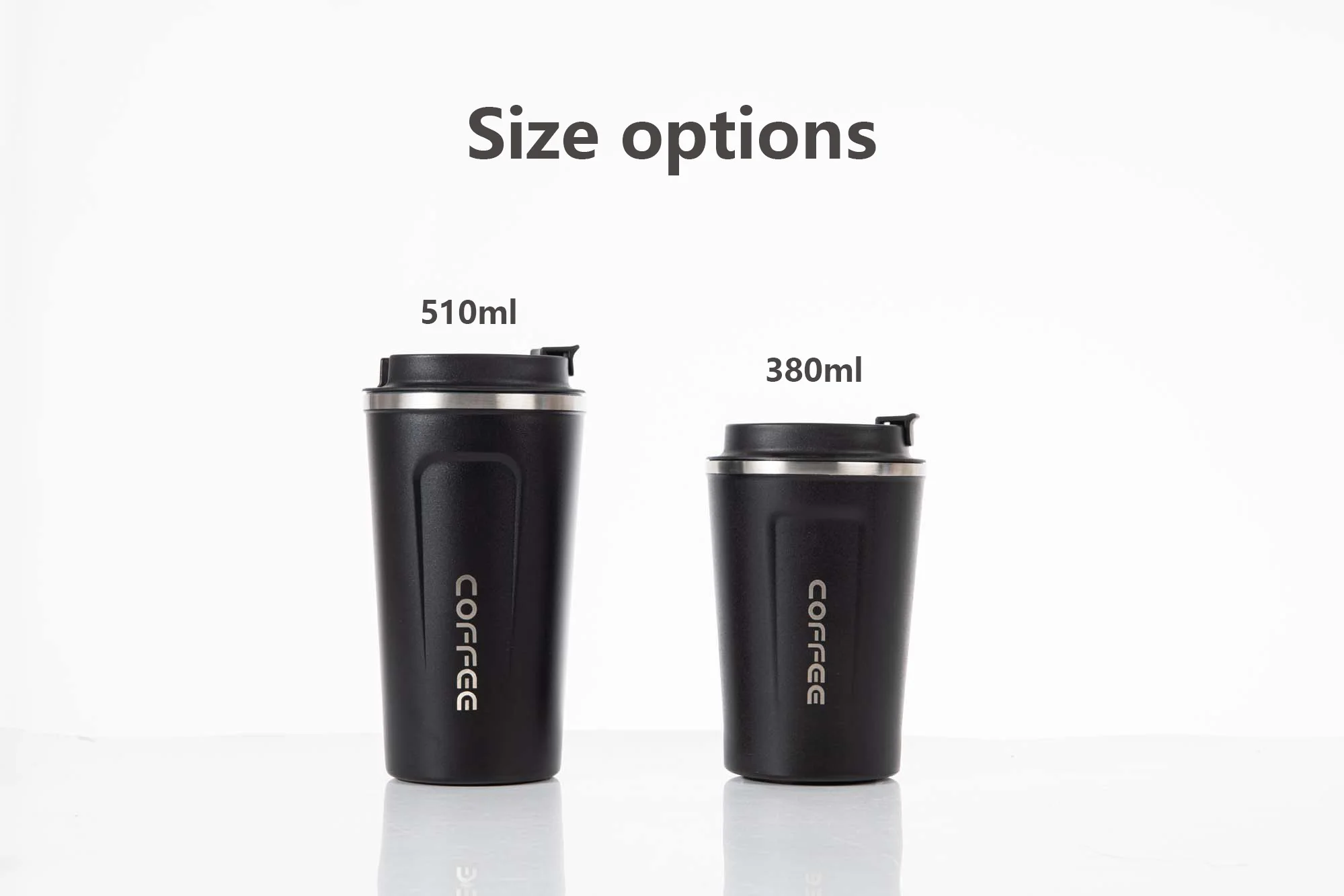High Quality Custom Logo 380ml 510ml Thermal Coffee Mug Double Wall Stainless Steel Insulated Powder Coated Thermal Mug