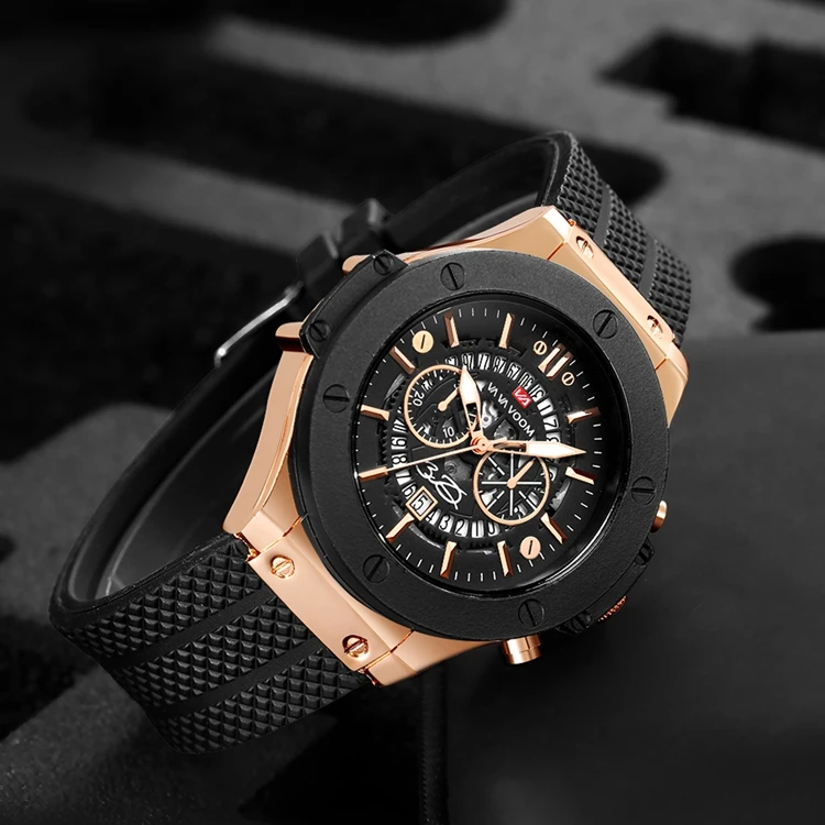 Va Voom Relojes Lujo Hombre Nuevo Diseño VAVA VOOM VA-215, Reloj