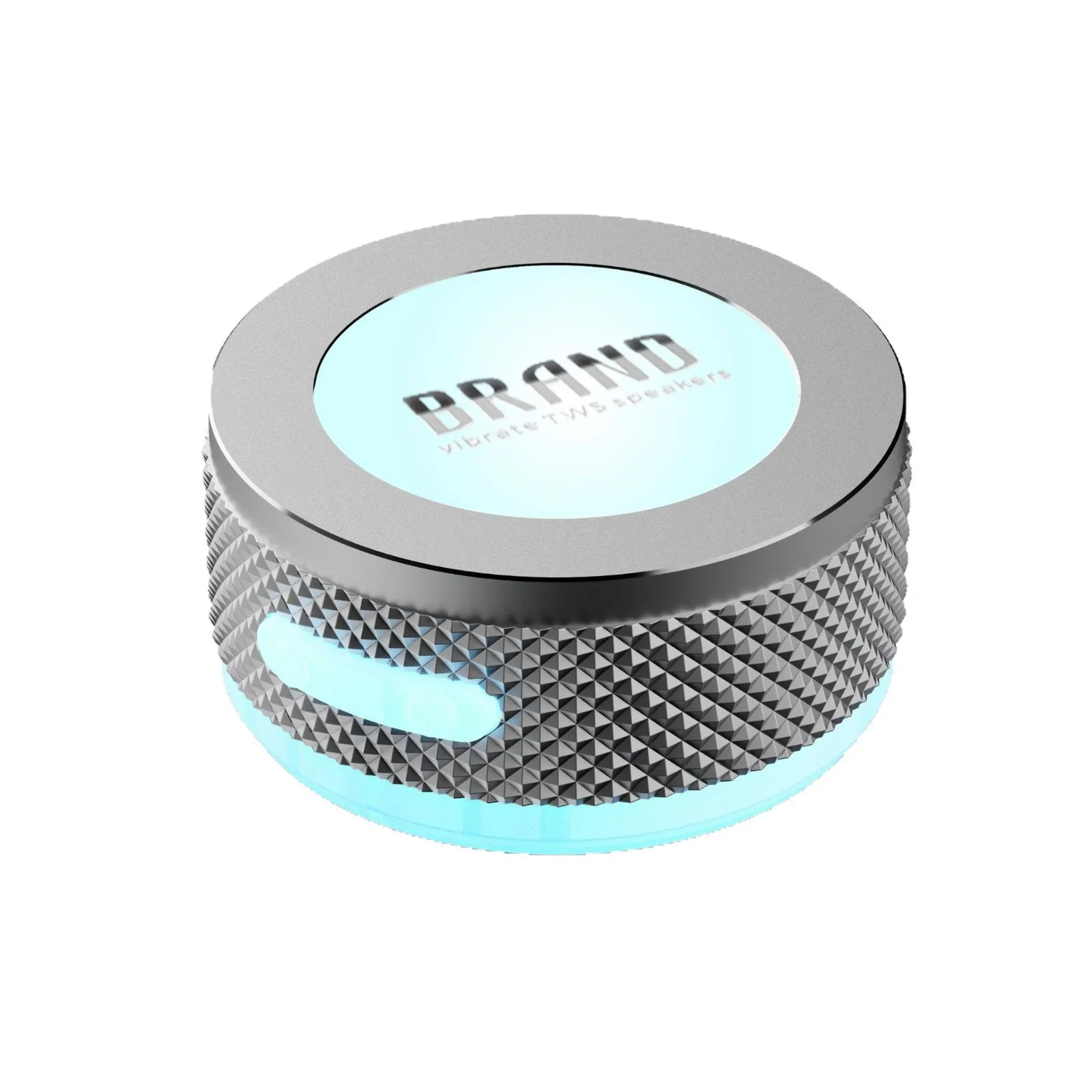 Symphony Mini Portable RGB Bone Conduction Vibrating Speaker Suction Cup 360° Omni-directional Sound Effect Magnetic Speaker