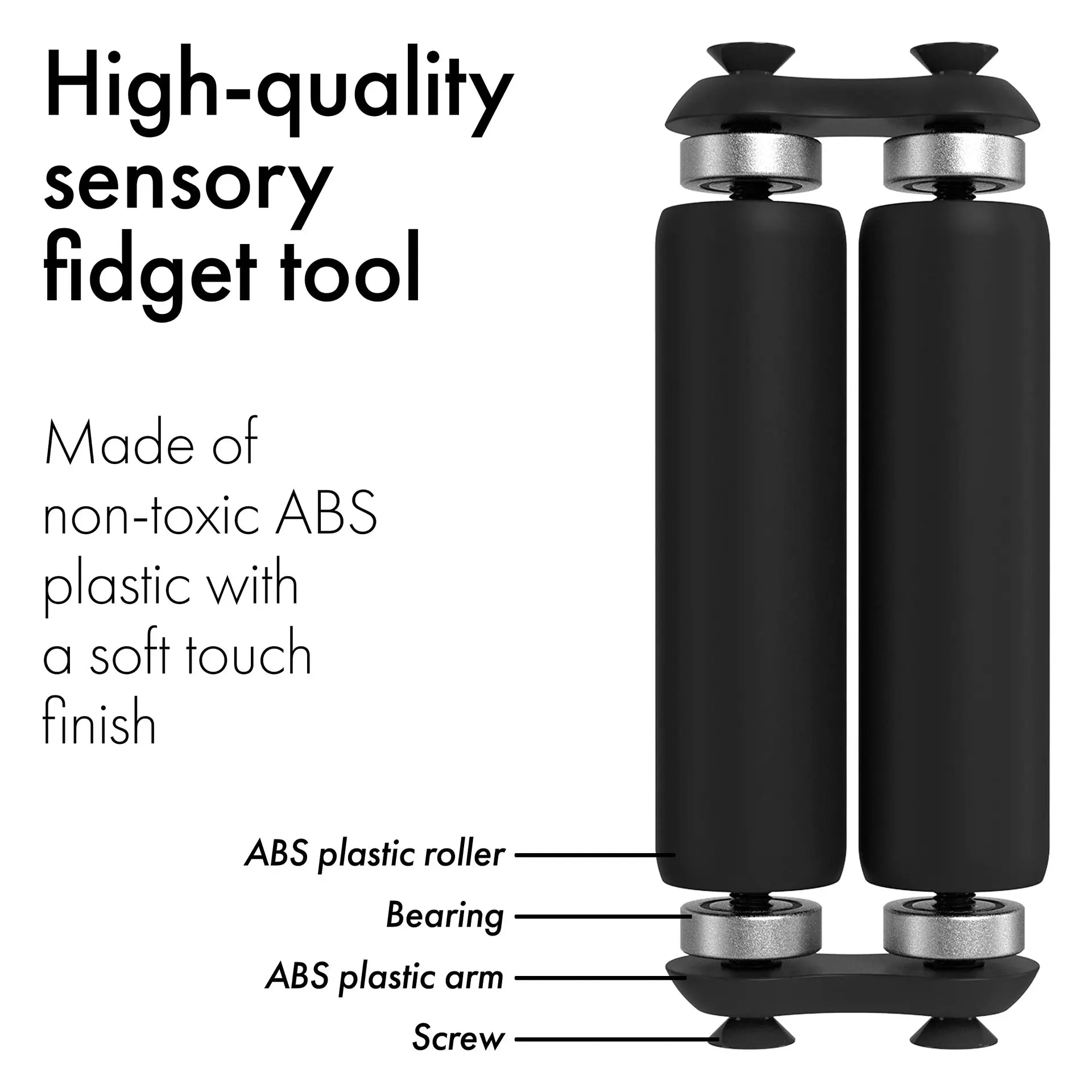 Multi Functional Promotes Focus Clarity Compact Hand Roller Handheld Fidget Toy for Adults Help Relieve Stress Anxiety Tension