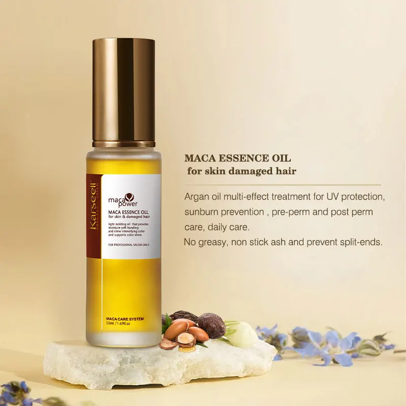 Karseell Maca Oil Private Label Scapl Care Argan Oil Vitamin Essence Promote  Hair Oil Hair Growth Nourishes
