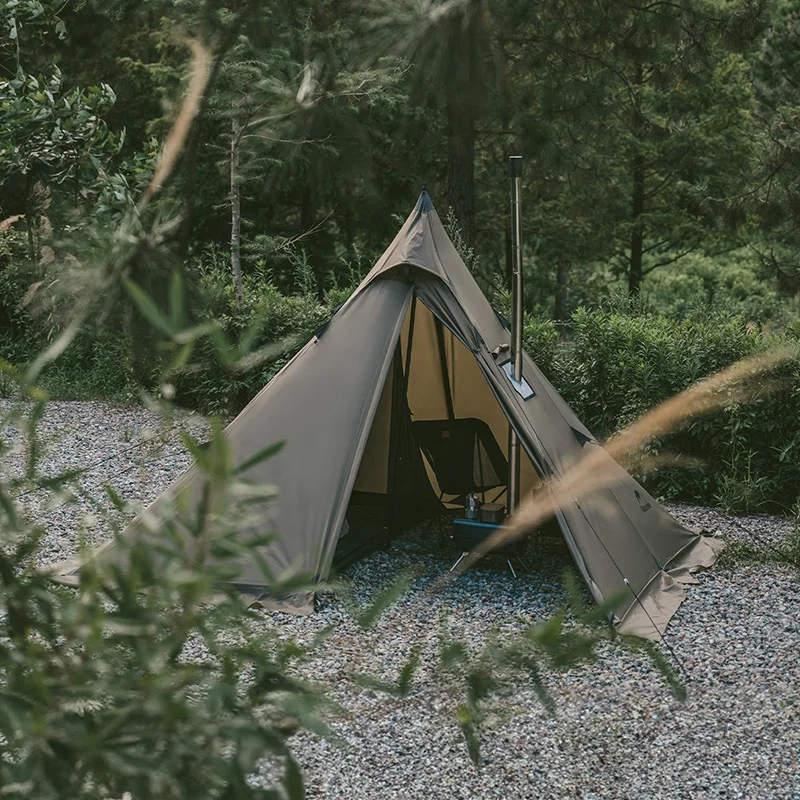 Naturehike kampiranje ranč vatrogasna piramida šator teepee šator za odrasle na otvorenom