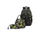 7798-1 camouflage black with yellow-19 inches