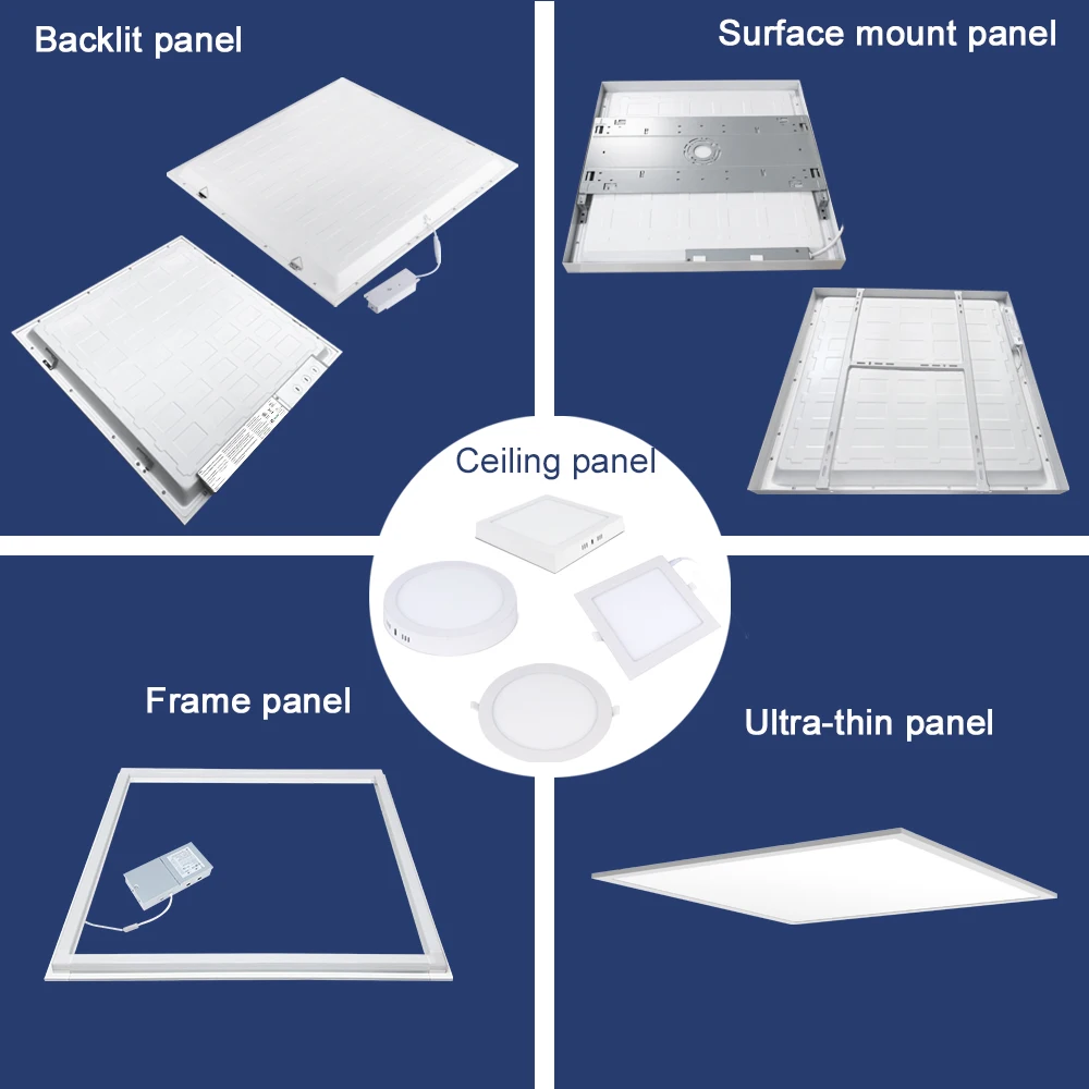 48w 6500k 5cct Led Panel Light Smart Wifi 0-10v Dimming Commercial 