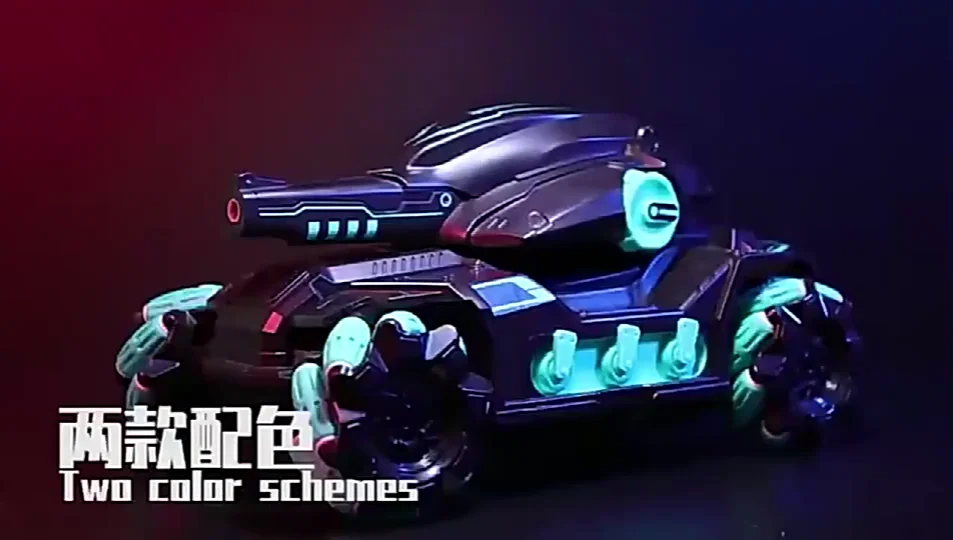 Zg Water Bullet Hand Gesture Remote Control Tanks Light Music Toy