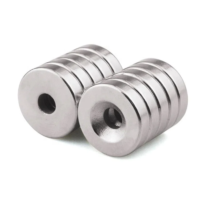 N35 Round Countersunk Neodymium Magnet with Screw