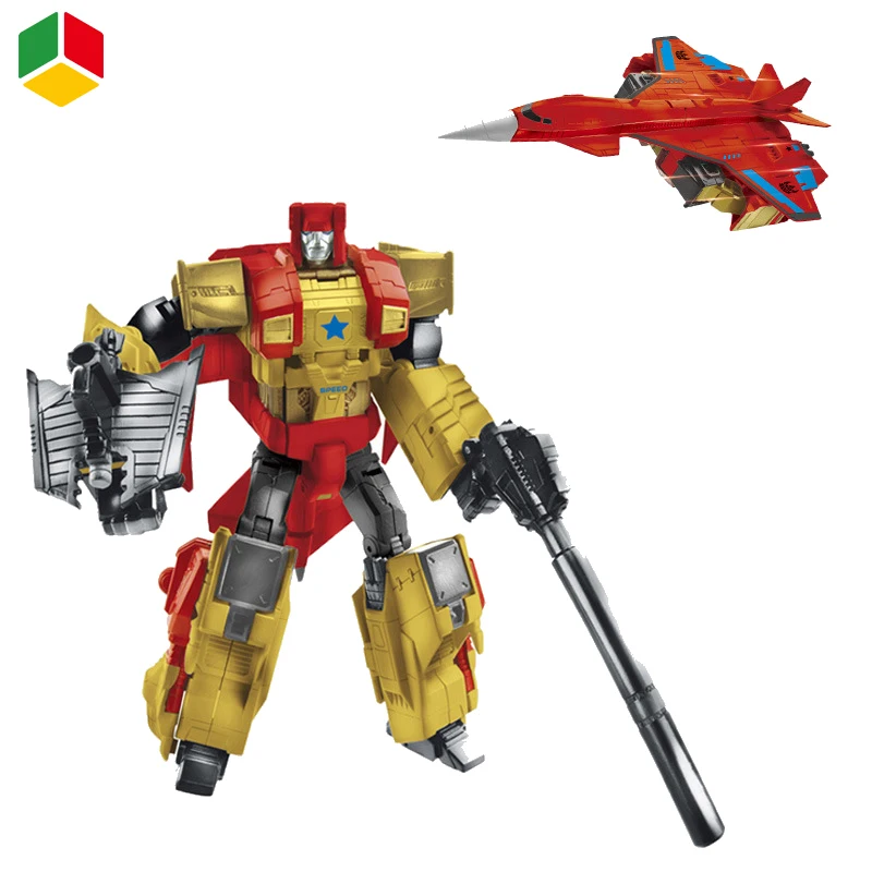 QS Movie Character DIY Toy Plastic Action Figure Transformation Robot Fly Mega Toy Plane for Kids