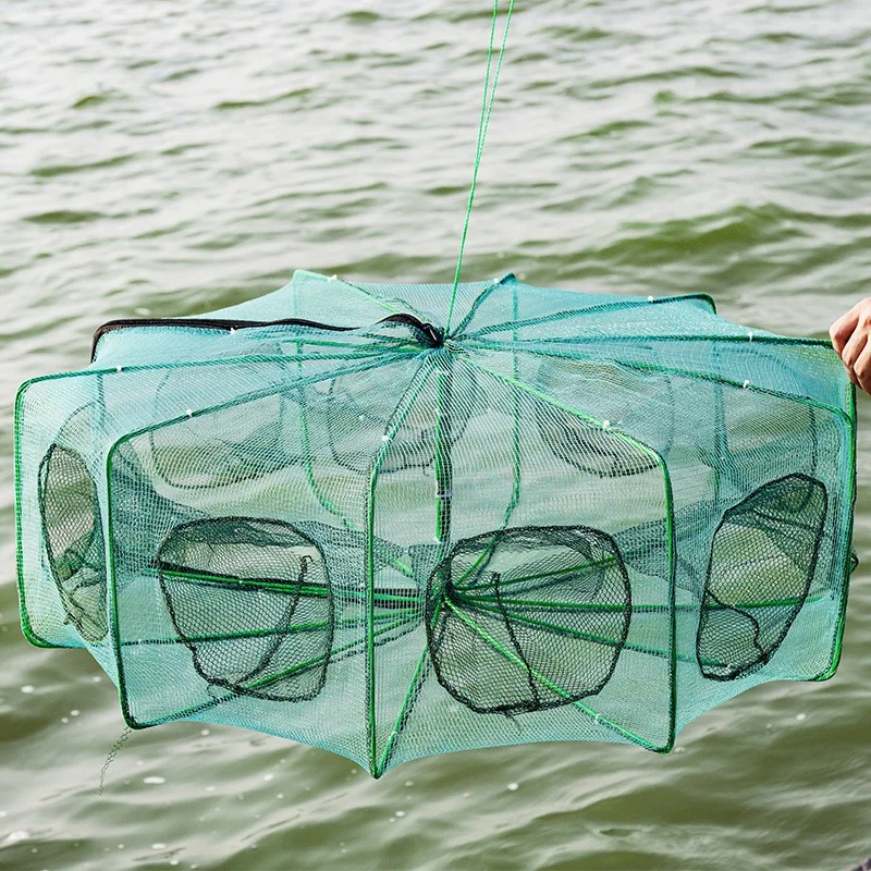 best hexagonal fishing net Shrimp & Baitfish Trap Hexagon 6 Holes Bait Trap Fishermanshub Crafted with a sturdy aluminum alloy handle a foldable hexagonal 4 6