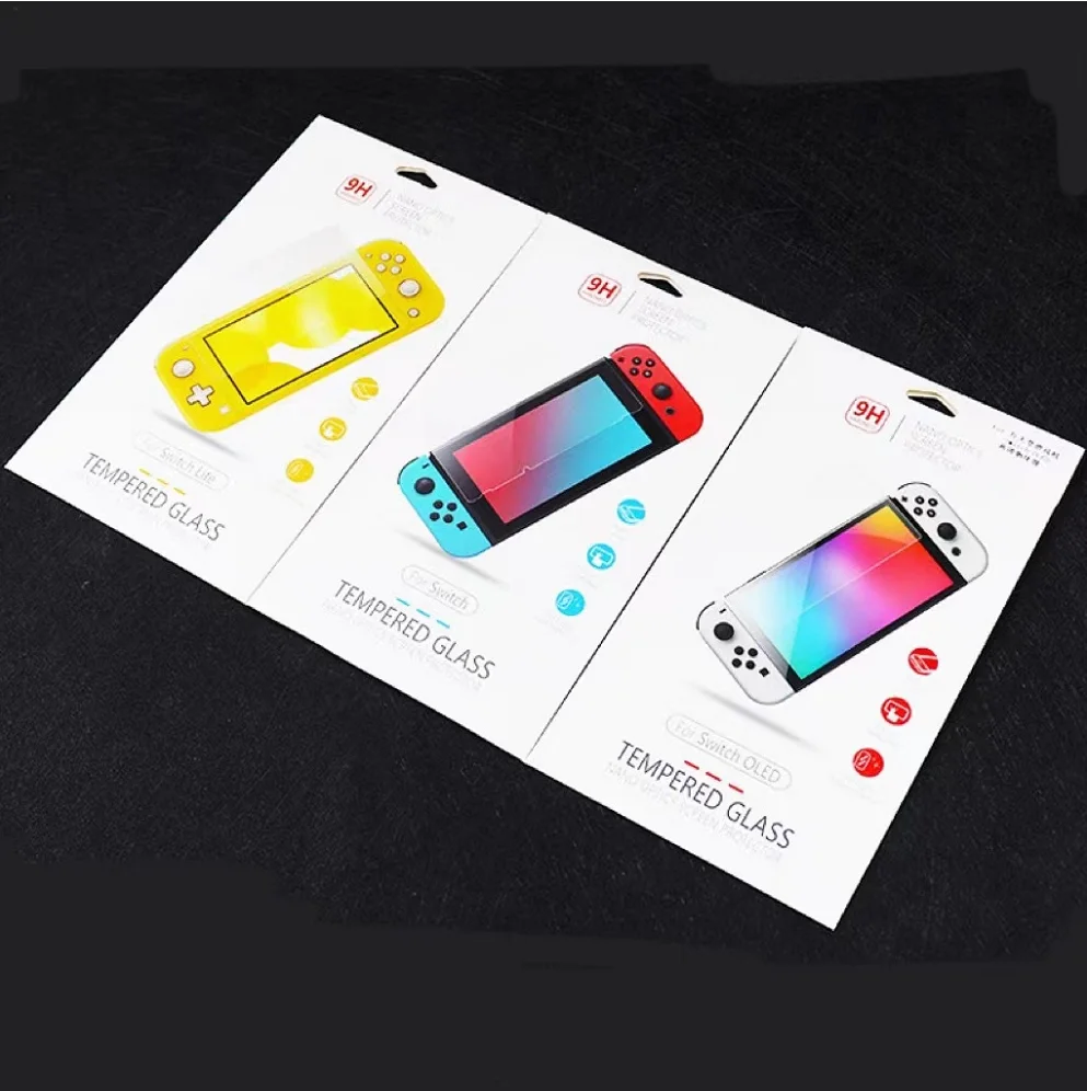 Tempered Glass Manufacturer with Retail Package Screen Silm for Nintendo Switch Lite for Nintendo Switch Oled Screen Protector