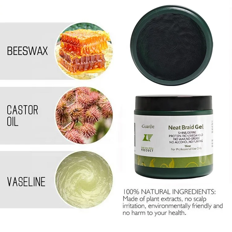 Neat Braid Conditioning 16 Oz No Residue Extreme Hold Braid Wax Gel
