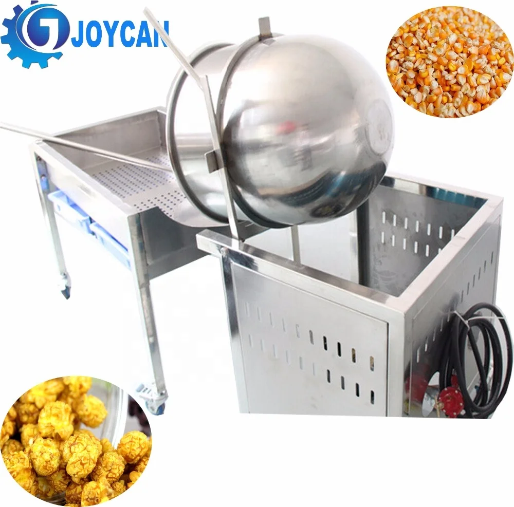Газовая машина для приготовления поп-корна по изготовлению карамелизированного попкорна промышленная