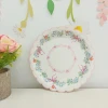 Plato ROSA de 9 pulgadas * 8 piezas