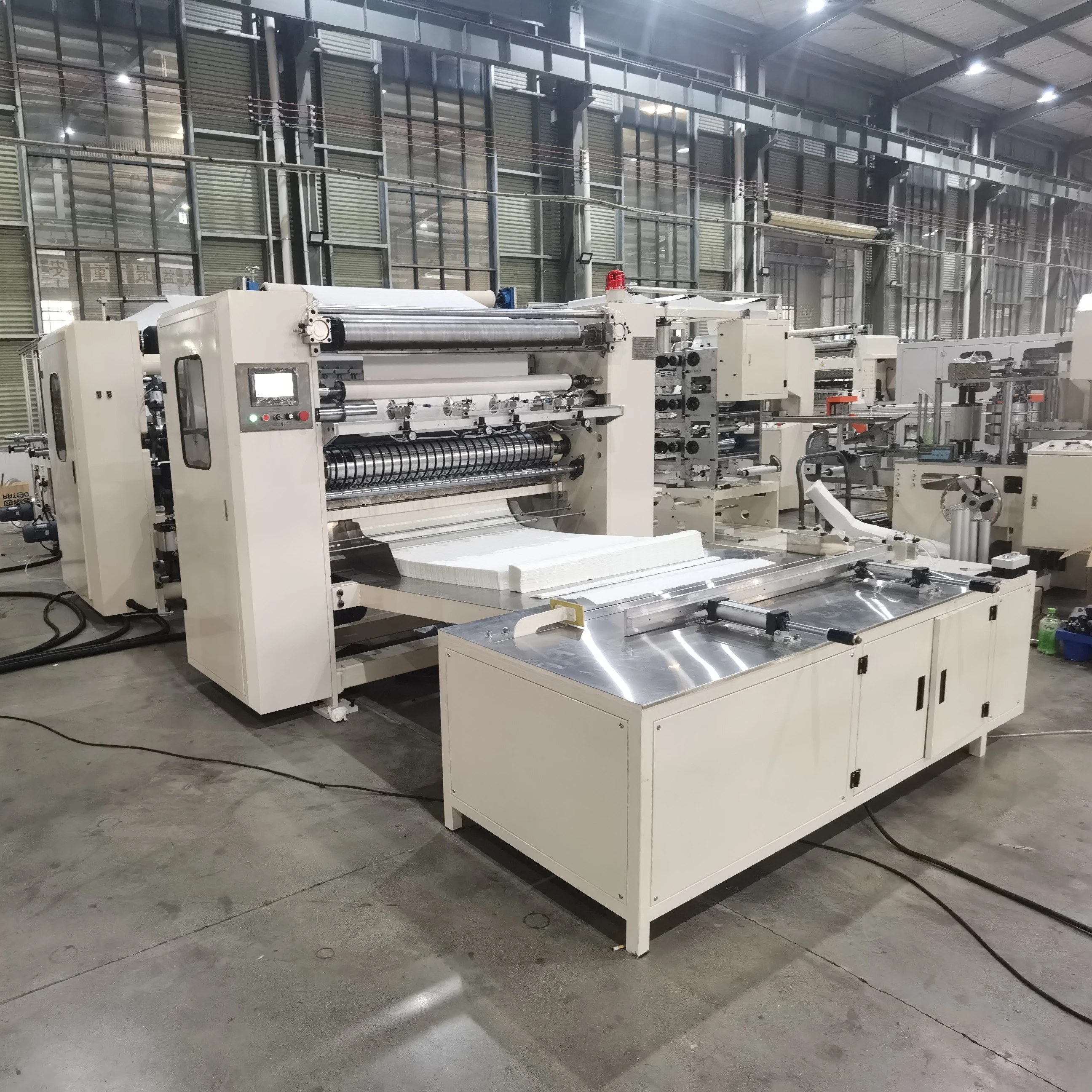 Full Automatic High Speed Z Folding Hand Towel Making Machines Paper Towel Machine