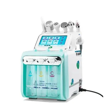 Professional 6 in 1 Skin Analysis Small Bubble of Hydrogen Oxygen Bubbles Small Bubble Machine Facial Cleaning Machine