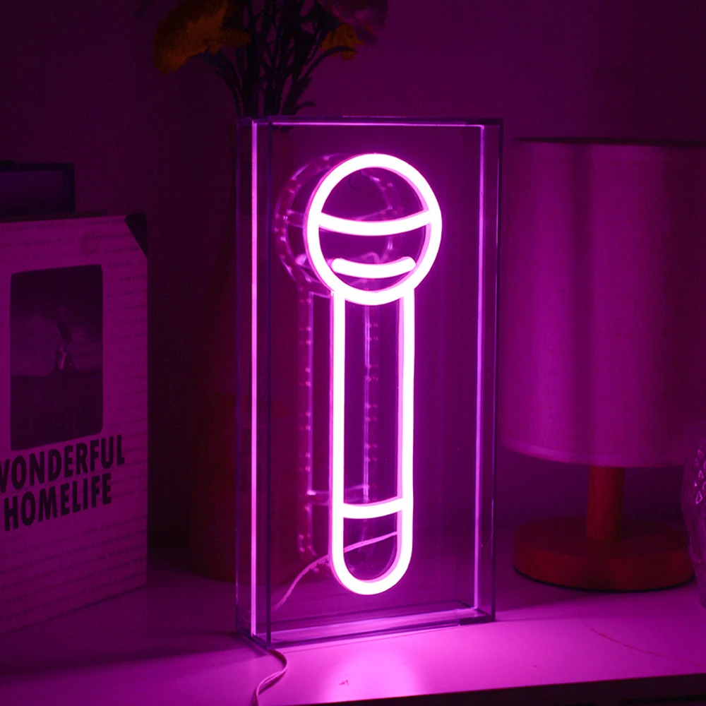 Neon Sign Light Box Night Club Lights Bar Game Room Wall Decoration