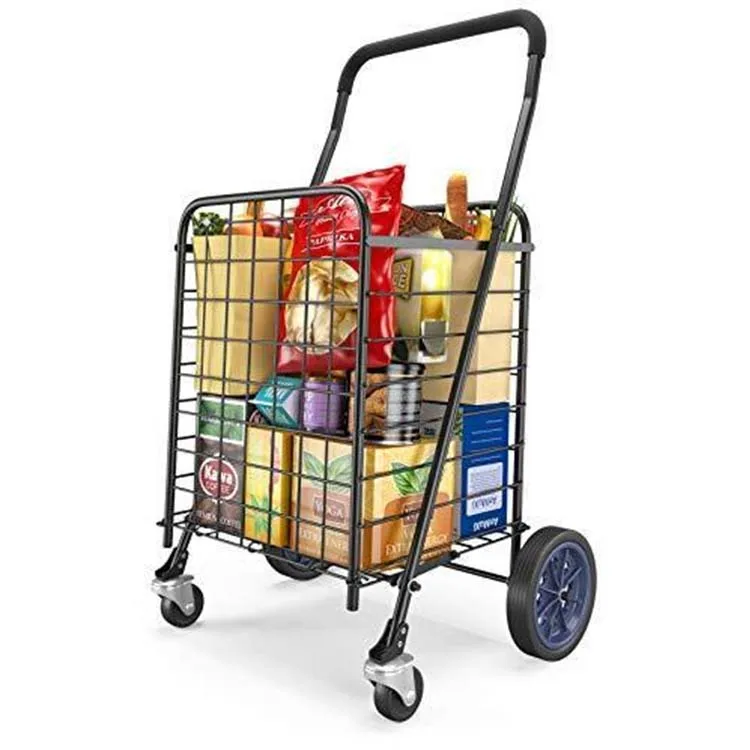 Dual Swivel Wheels Shopping Cart For Groceries - Buy Dual Swivel Wheels ...