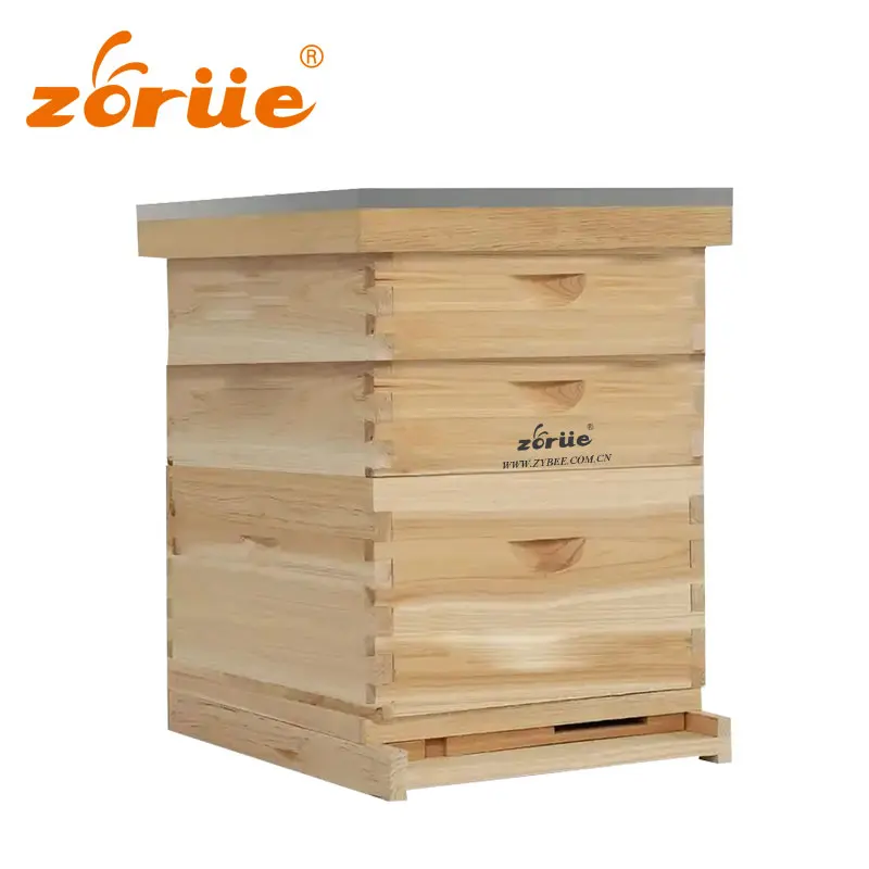 Fir Cedarwood with Iron Plate Langstroth Beehive