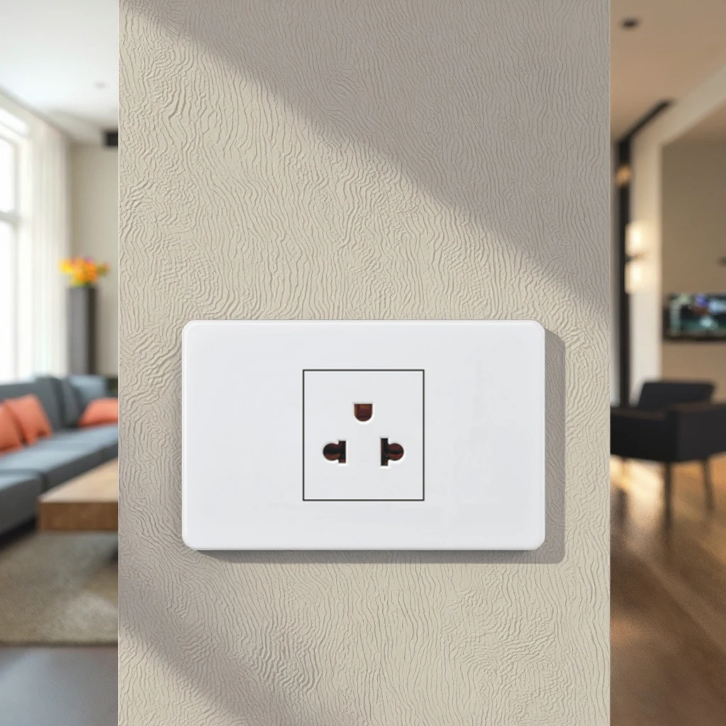 VNX Factory Hot Selling 16A Socket With Switch American Standard Electrical Socket for Electrical Home