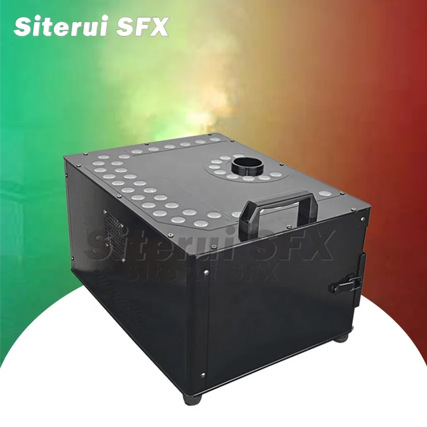 SITERUI SFX New Model 3000w Led Dual Oil Pump& Heater Smoke Machine with Dmx Wire Control for Stage Club Bars