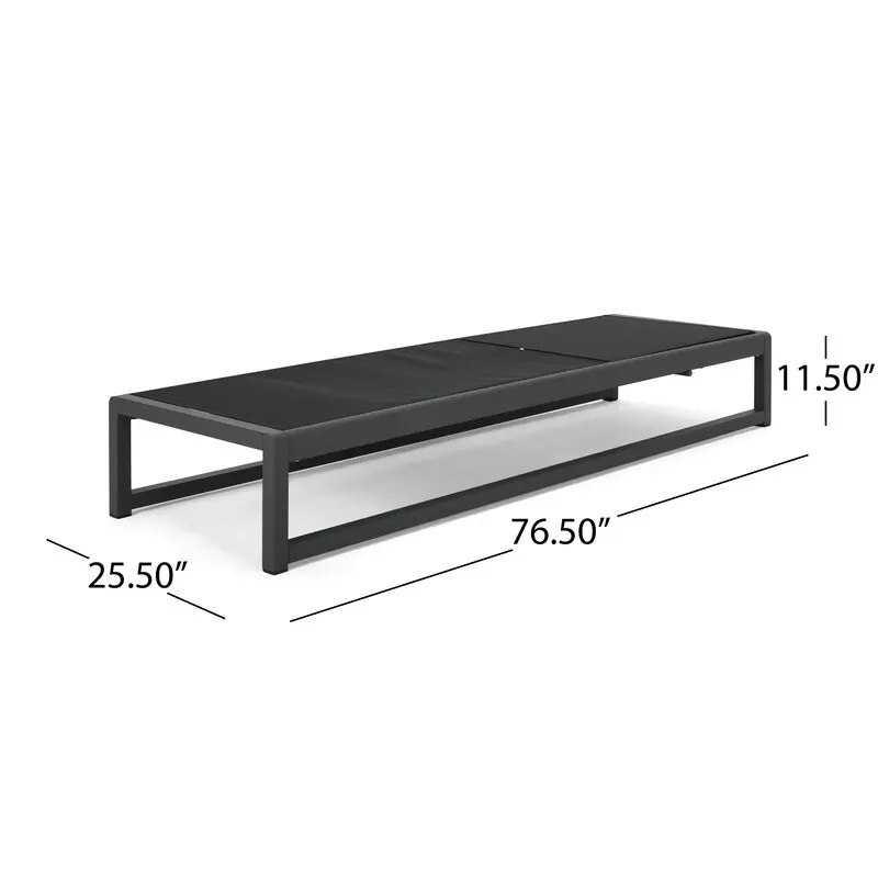 Outdoor aluminum chaise lounge new swimming pool lounge chaise