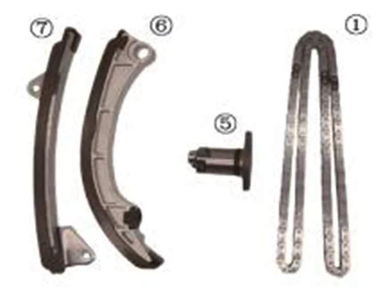 New Timing Chain Tensioner and Guide Auto Parts Kit 1ZZFE Engine Timing Kit for COROLLA for Toyota