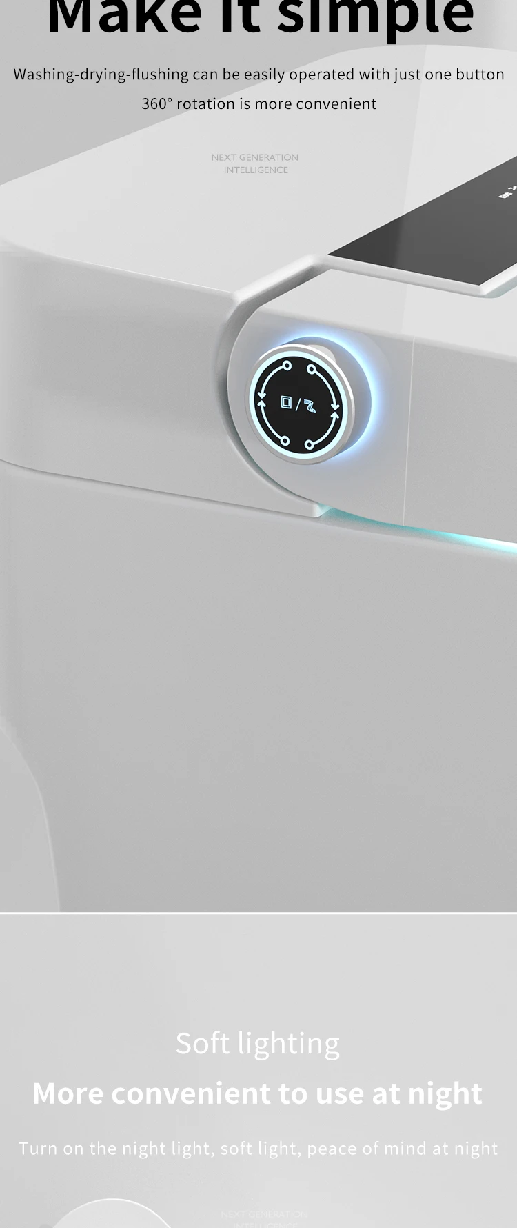 product fashion modern automatic toilet bidet bathroom sanitary wares intelligent toilet bowl bathroom smart toilet-15