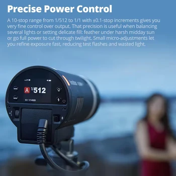 GODOX AD300Pro II AD300 Pro II TTL HSS Outdoor Flash Light Strobe Professional 300W Power Flashes With Bi-Color Modeling Light detail image
