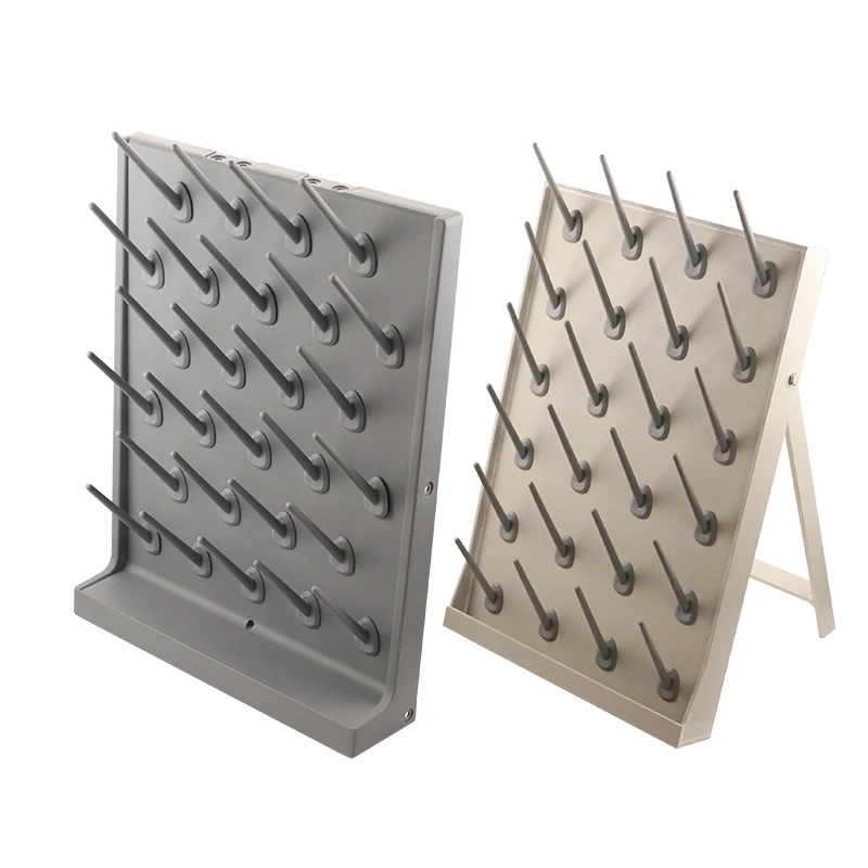 Peg Board Laboratory Glassware Drying, Lab Draining Rack