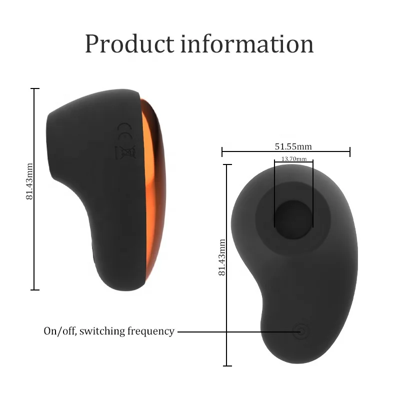 Tits Clit Suck Stimulator  10 Vibrations, USB wiederaufladbar, IPX6