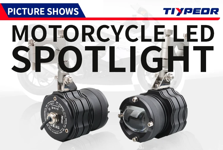 TIYPEOR Upgrade Brighter LED Headlight for Motorcycle 72W 6800lm Canbus Front High/Low Beam Auxiliary Fog Light Driving Lamp factory