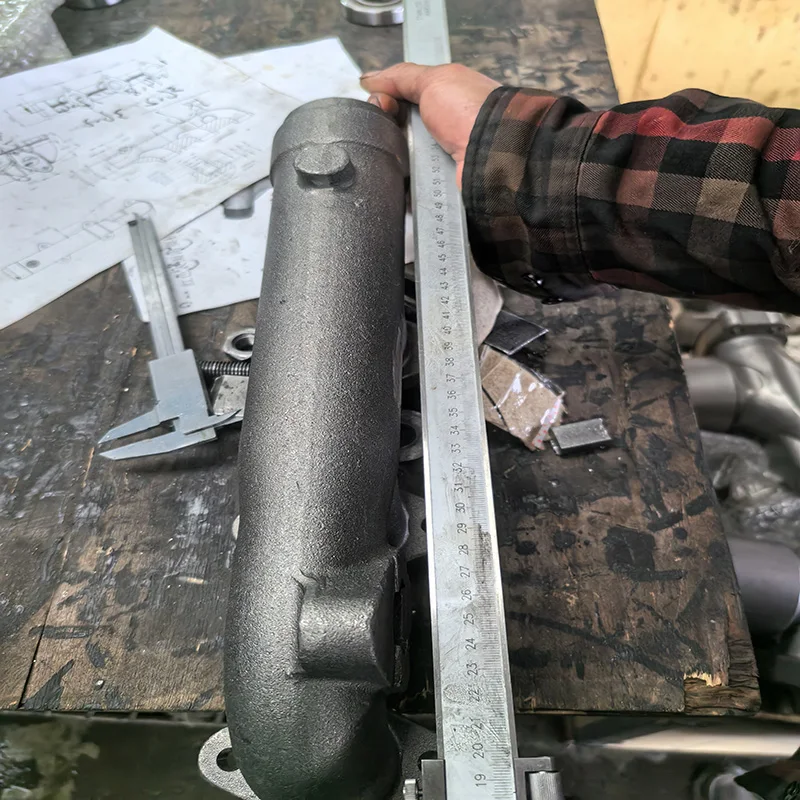 Chińskie fabryczne części kolektora wydechowego silnika diesla, wysokiej jakości usługi odlewnicze