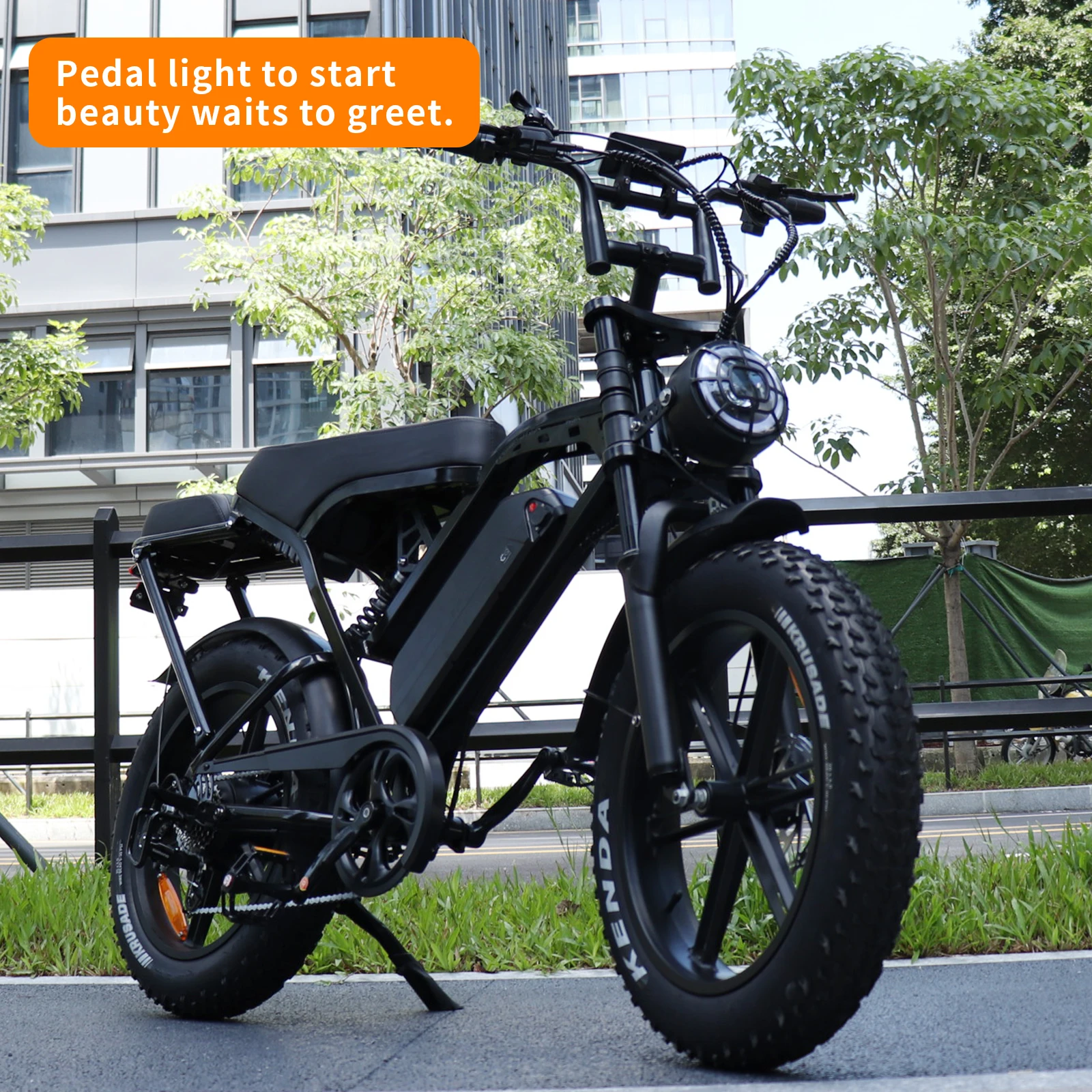 OUXI V8 ファットバイク電動貨物自転車 15Ah 48V 屋外で便利な一台