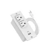 White-2*AC Outlets+1*USB-A+1*USB-C-US