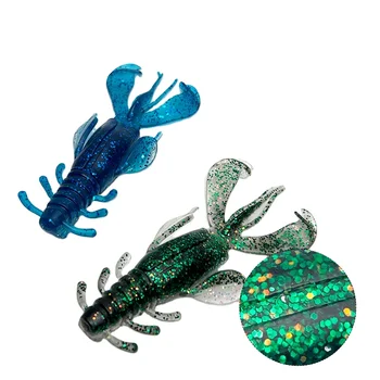 Fishing Lures Bass Sea Bass Pike Jig Trailers Soft Plastic Shrimp Creature Crawdad Baits Kit 10g – Soft Lure – view 3