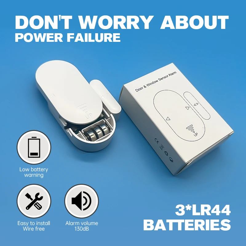 Hotel Apartment Mini Window Magnetic Sensor System 130Db Home Door Alarm  Security - Main Image