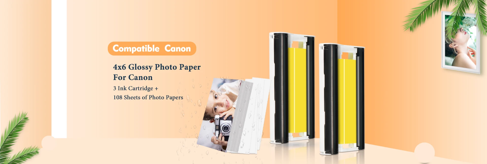 Canon Rp108 Papel Fotografico Y Cartucho Selphy