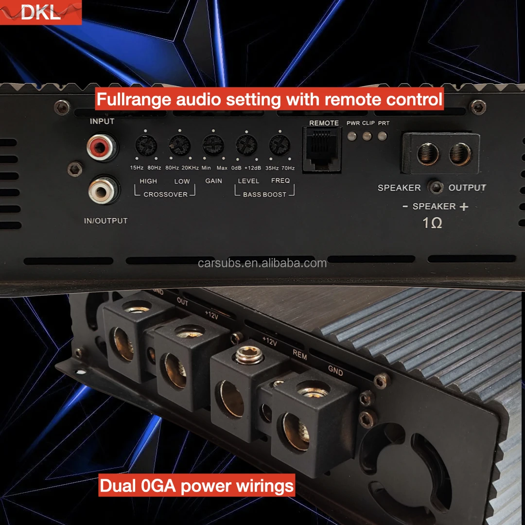 Brazilian Pcb Board Car Subwoofer Amplifier Rms 8000w Class D Max 1 Ohm