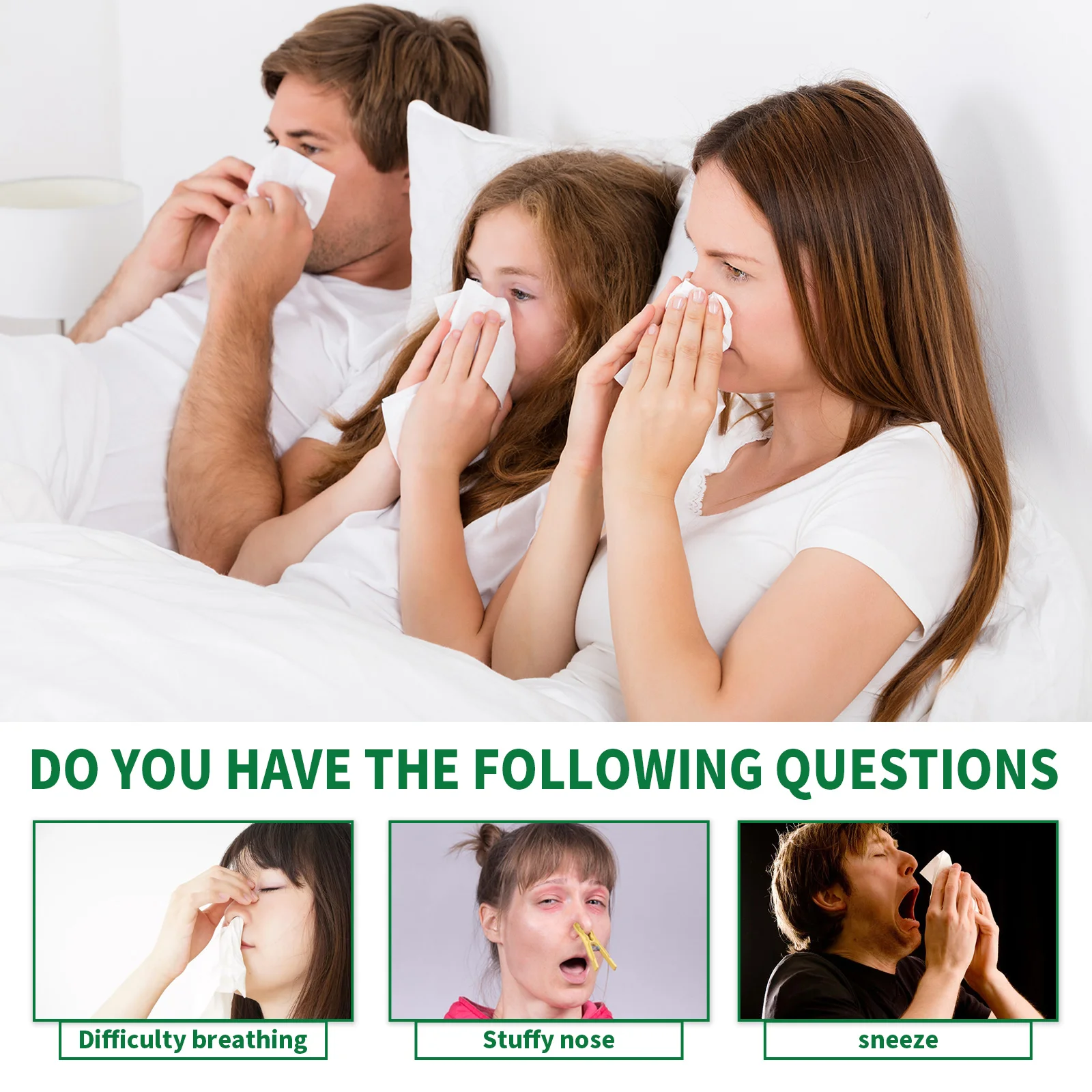 Nose Congestion Rhinitis Sinusitis Treatment Organic Disposable Herbal Lung Cleanse Repair Stop Snoring Health Care Nasal Spray