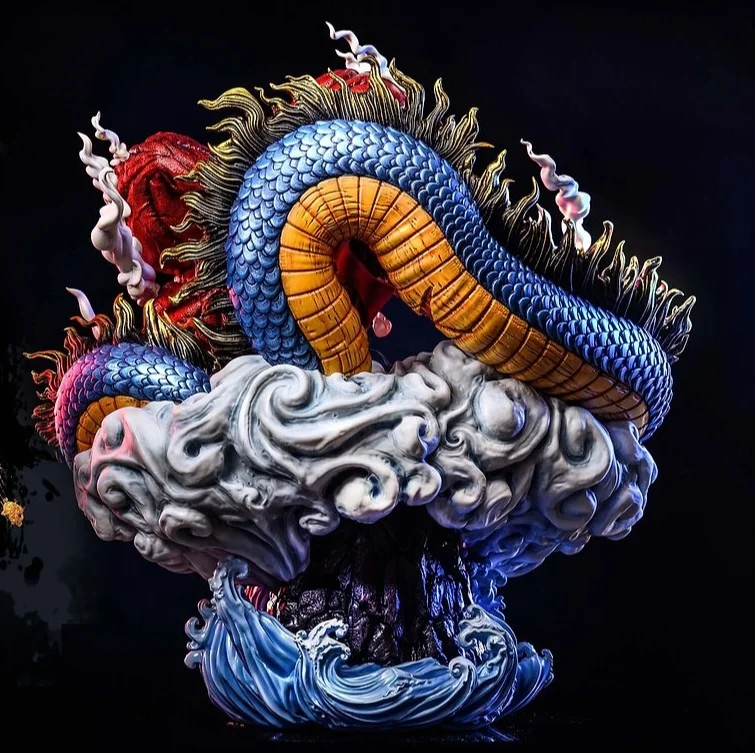 Japan Figure GK Anime One Pieced Monkey D Luffy VS Kaido Limited  Action Figure For Collection-777004