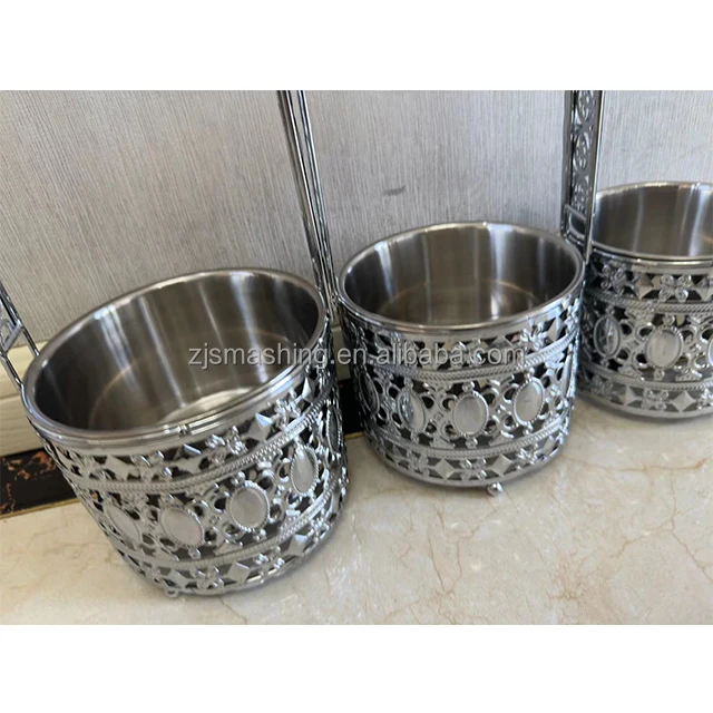 Hookah Charcoal Basket Metal Coal Holder Hookah Lounge Style Silver