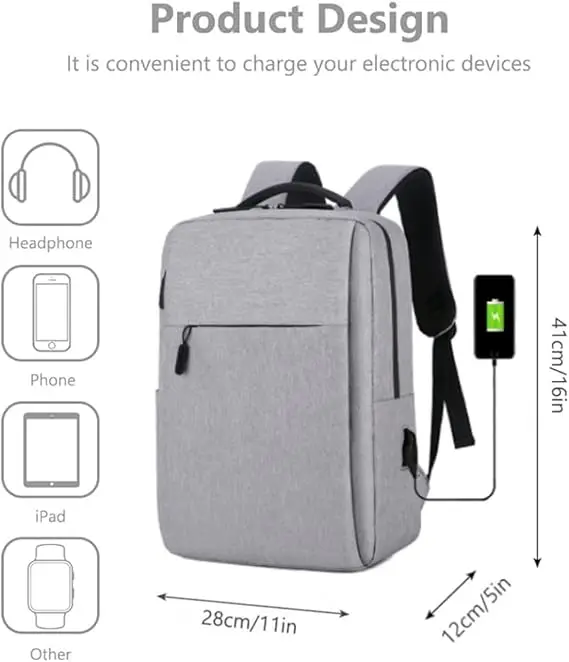 product wholesale unisex 156 inch computer laptop backpack waterproof oxford school bag with usb charging for business lbx0107 2-28